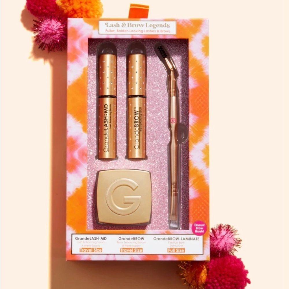 Grande Lash & Brow Legends 4Pc Set (NIB) Gold